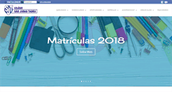 Desktop Screenshot of colegiosjtrio.com.br